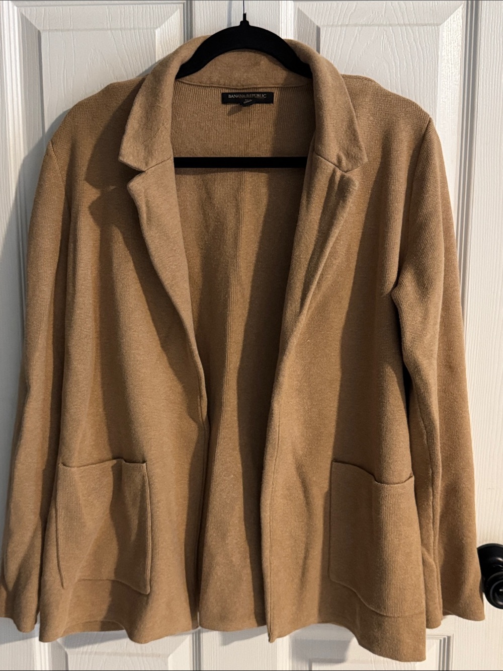 Banana Republic Women's Camel Open-Front Blazer